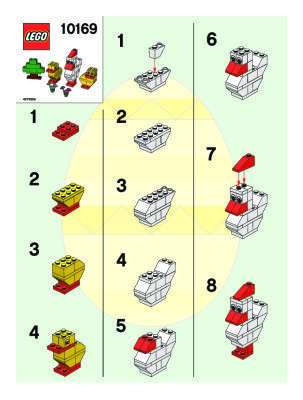 Building Instructions - LEGO - 10169 - Chicken & Chicks: Page 1