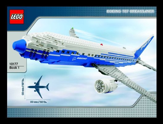 Building Instructions - LEGO - 10177 - Boeing 787 Dreamliner: Page 1