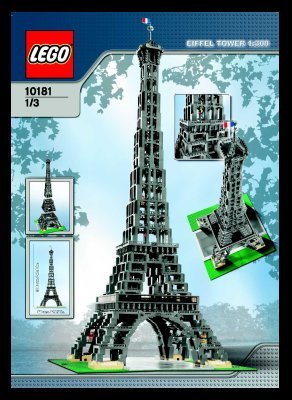 Building Instructions - LEGO - 10181 - The Eiffel Tower 1:300: Page 1