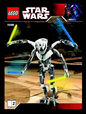 Building Instructions - LEGO - 10186 - General Grievous™: Page 1