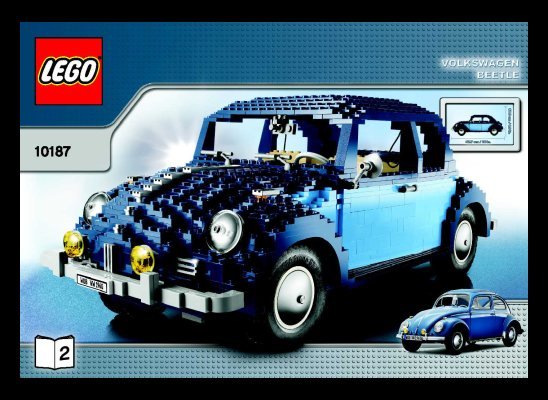 Building Instructions - LEGO - 10187 - Build the classic Volkswagen Beetle!: Page 1