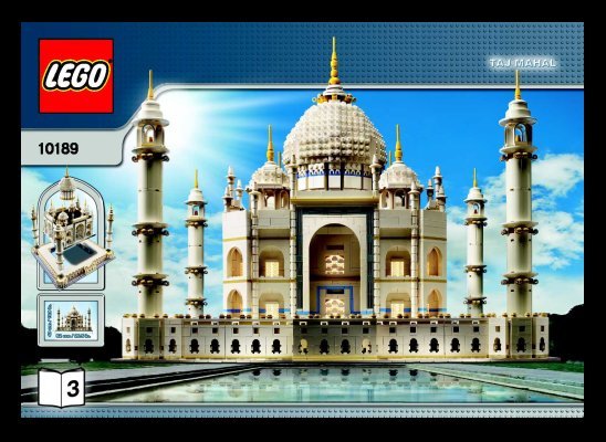 Building Instructions - LEGO - 10189 - Build the breathtaking Taj Mahal!: Page 1