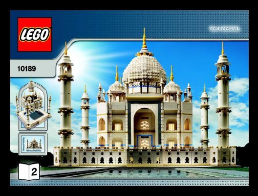 Building Instructions - LEGO - 10189 - Build the breathtaking Taj Mahal!: Page 1