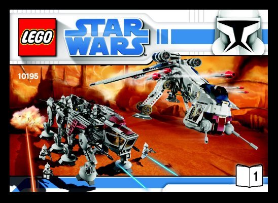 Building Instructions - LEGO - 10195 - Republic Dropship with AT-OT Walker™: Page 1