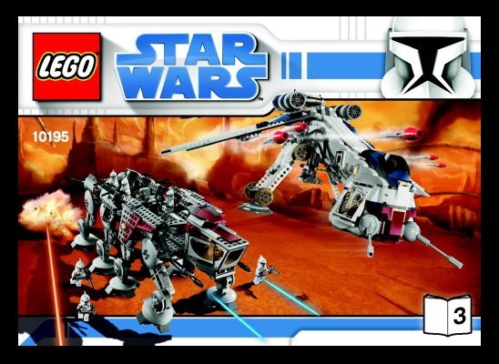 Building Instructions - LEGO - 10195 - Republic Dropship with AT-OT Walker™: Page 1