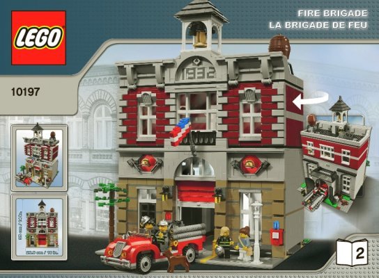 Building Instructions - LEGO - 10197 - Fire Brigade: Page 1