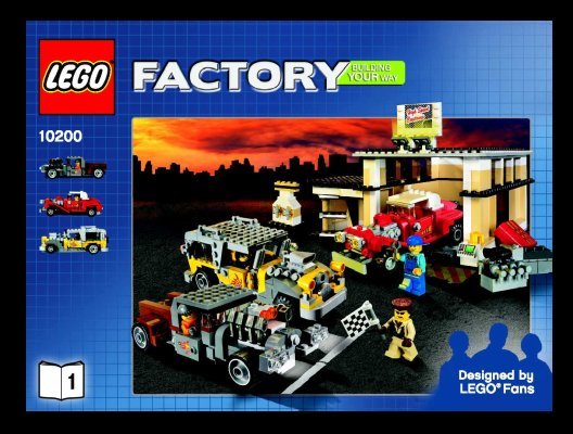 Building Instructions - LEGO - 10200 - Custom Car Garage: Page 1