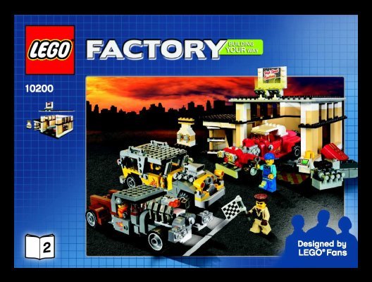 Building Instructions - LEGO - 10200 - Custom Car Garage: Page 1