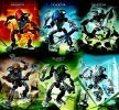 Building Instructions - LEGO - 10203 - BIONICLE® Tri-Pack: Page 72