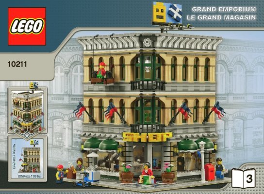 Building Instructions - LEGO - 10211 - Grand Emporium: Page 1