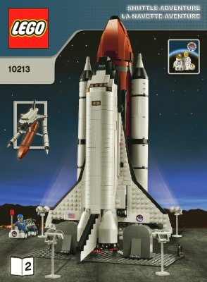 Building Instructions - LEGO - 10213 - Shuttle Adventure: Page 1