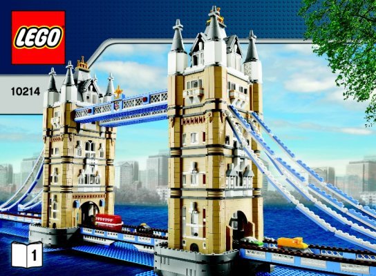 Building Instructions - LEGO - 10214 - Tower Bridge: Page 1