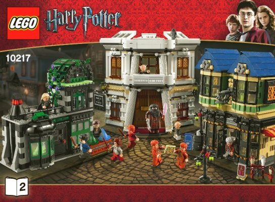 Building Instructions - LEGO - 10217 - Diagon Alley™: Page 1