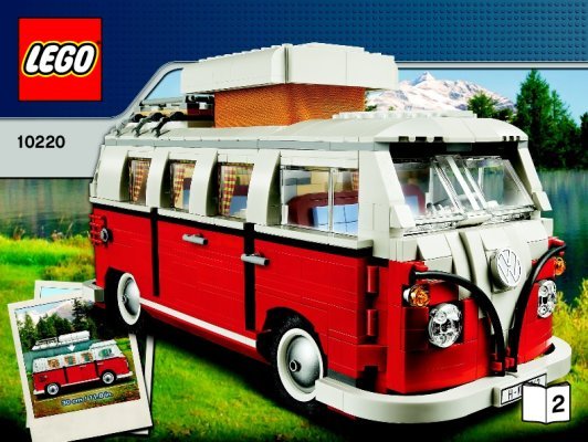 Building Instructions - LEGO - 10220 - Volkswagen T1 Camper Van: Page 1