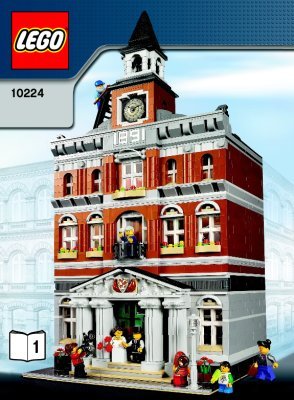 Building Instructions - LEGO - 10224 - Town Hall: Page 1