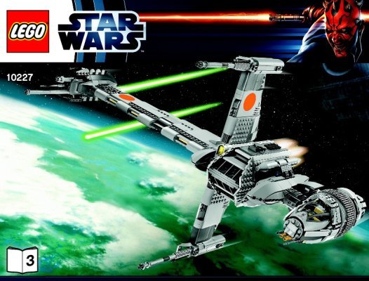 Building Instructions - LEGO - 10227 - B-Wing Starfighter™: Page 1