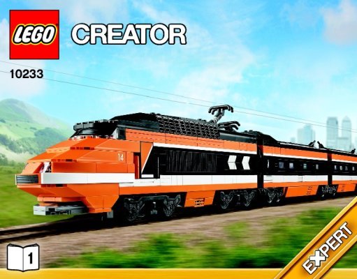 Building Instructions - LEGO - Creator - 10233 - Horizon Express: Page 1