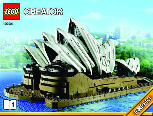 Building Instructions - LEGO - Creator - 10234 - Sydney Opera House™: Page 1