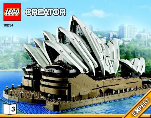 Building Instructions - LEGO - Creator - 10234 - Sydney Opera House™: Page 1