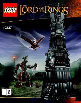 Building Instructions - LEGO - The Lord of the Rings - 10237 - The Tower of Orthanc™: Page 1