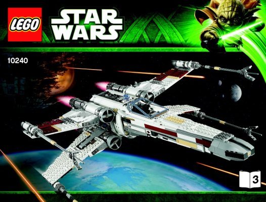 Building Instructions - LEGO - Star Wars - 10240 - Red Five X-wing Starfighter™: Page 1