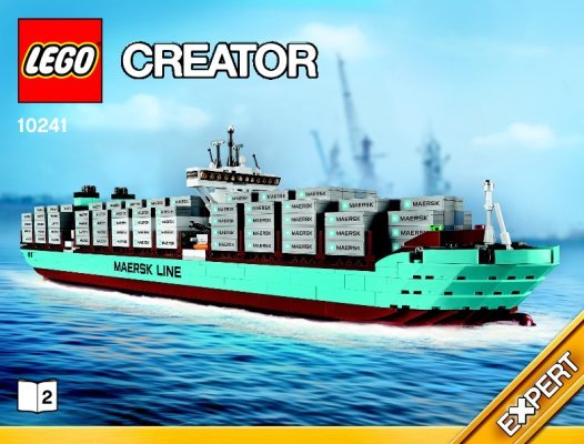 Building Instructions - LEGO - Creator - 10241 - Maersk Line Triple-E: Page 1