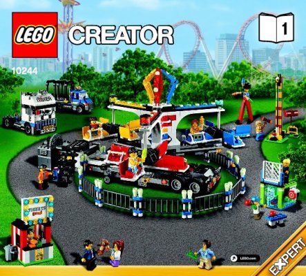 Building Instructions - LEGO - Creator - 10244 - Fairground Mixer: Page 1