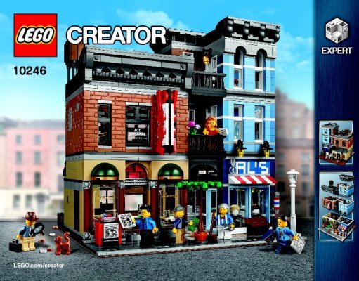 Building Instructions - LEGO - Creator - 10246 - Detective’s Office: Page 1