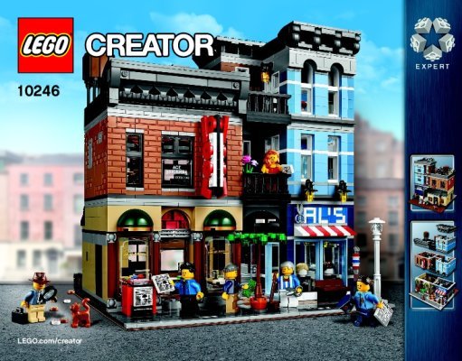 Building Instructions - LEGO - Creator - 10246 - Detective’s Office: Page 1