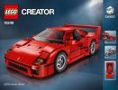 Building Instructions - LEGO - Creator - 10248 - Ferrari F40: Page 1