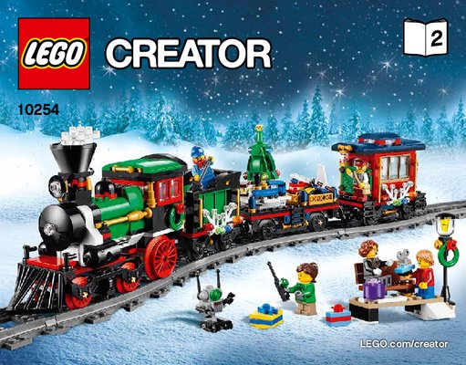 Building Instructions - LEGO - Creator Expert - 10254 - Winter Holiday Train: Page 1