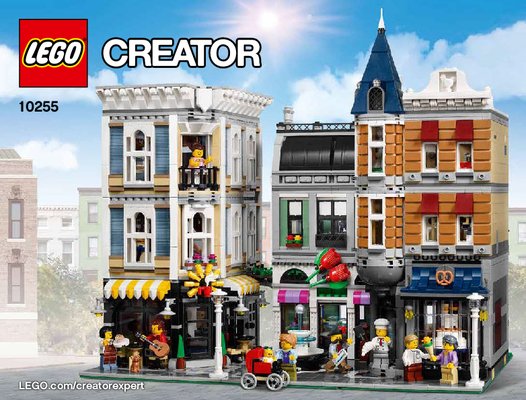 Building Instructions - LEGO - Creator - 10255 - Assembly Square: Page 1