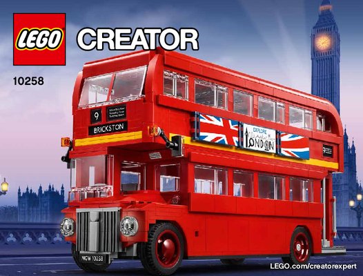 Building Instructions - LEGO - Creator Expert - 10258 - London Bus: Page 1