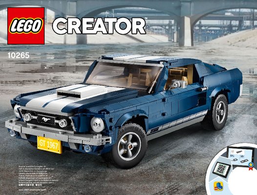 Building Instructions - LEGO - 10265 - Ford Mustang: Page 1