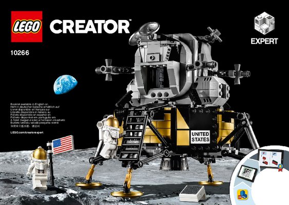 Building Instructions - LEGO - 10266 - NASA Apollo 11 Lunar Lander: Page 1