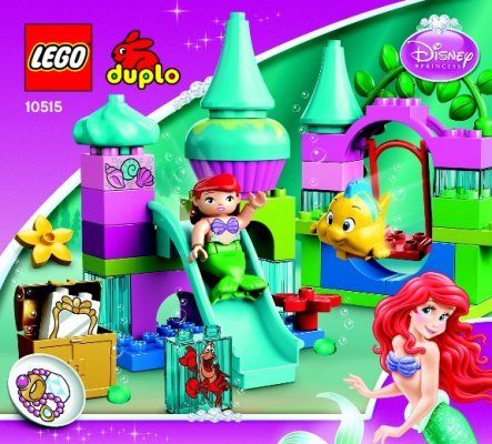 Building Instructions - LEGO - DUPLO - 10515 - Ariel's Undersea Castle: Page 1