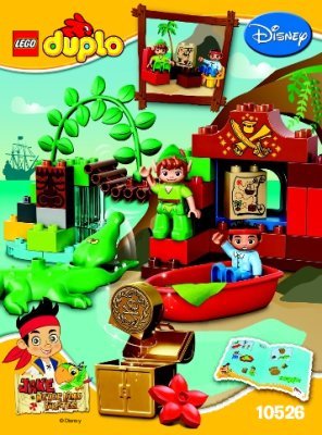 Building Instructions - LEGO - DUPLO - 10526 - Peter Pan's Visit: Page 1