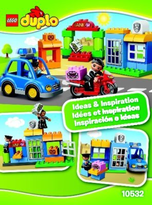 duplo police car instructions