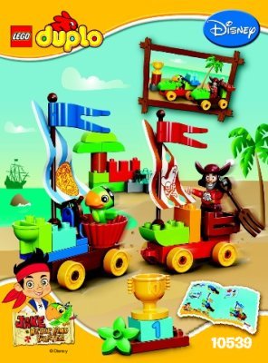 Building Instructions - LEGO - DUPLO - 10539 - Beach Racing: Page 1