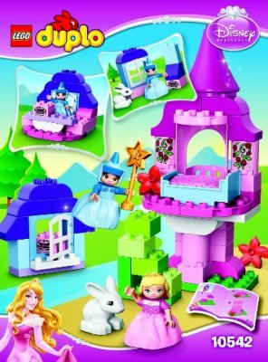 Building Instructions - LEGO - DUPLO - 10542 - Sleeping Beauty’s Fairy Tale: Page 1