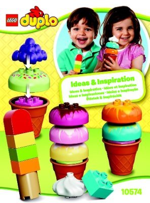 Building Instructions - LEGO - DUPLO - 10574 - Creative Ice Cream: Page 1