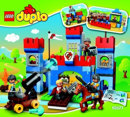 Building Instructions - LEGO - DUPLO - 10577 - Big Royal Castle: Page 1