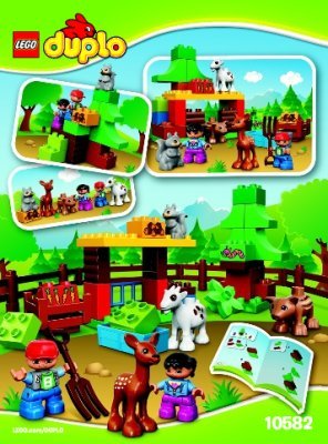 Building Instructions - LEGO - DUPLO - 10582 - Forest: Animals: Page 1