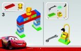 Building Instructions - LEGO - DUPLO - 10600 - Disney Pixar Cars™ Classic Race: Page 6