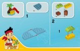 Building Instructions - LEGO - DUPLO - 10604 - Jake and the Never Land Pirates Treasure Island: Page 2