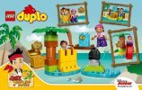 Building Instructions - LEGO - DUPLO - 10604 - Jake and the Never Land Pirates Treasure Island: Page 12