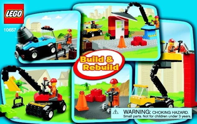 Building Instructions - LEGO - 10657 - My First LEGO® Set: Page 1