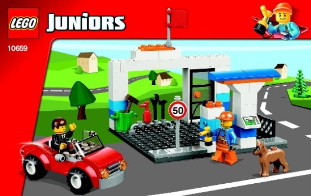 Building Instructions - LEGO - Juniors - 10659 - Vehicle Suitcase: Page 1