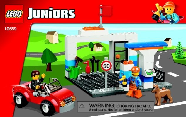 Building Instructions - LEGO - Juniors - 10659 - Vehicle Suitcase: Page 1