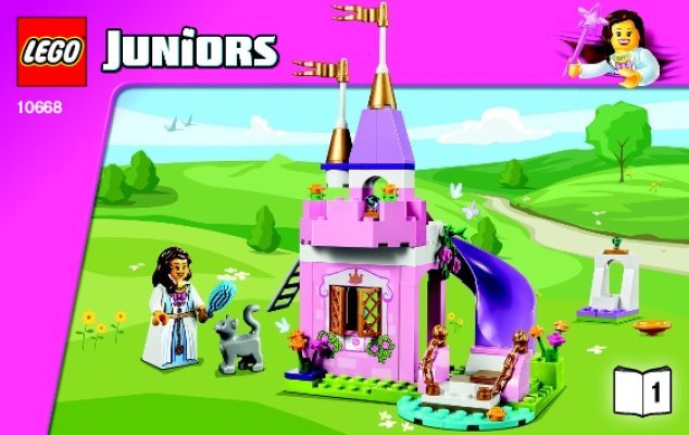 Building Instructions - LEGO - Juniors - 10668 - The Princess Play Castle: Page 1